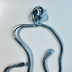 Silver Wire Art Sculpture